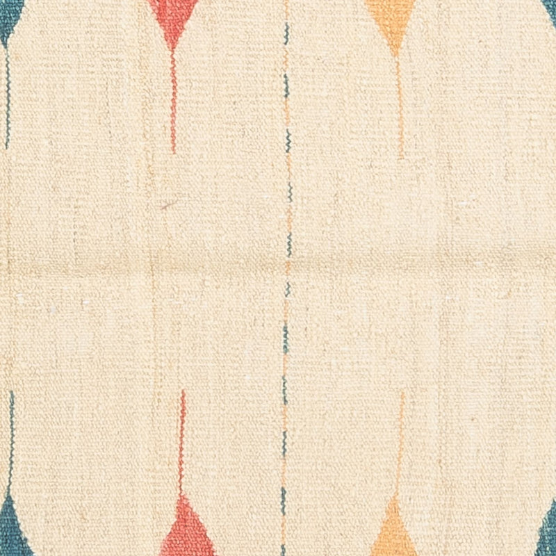Tappeto Kelim - Orientale quadrato  - 129 x 125 cm - verde menta