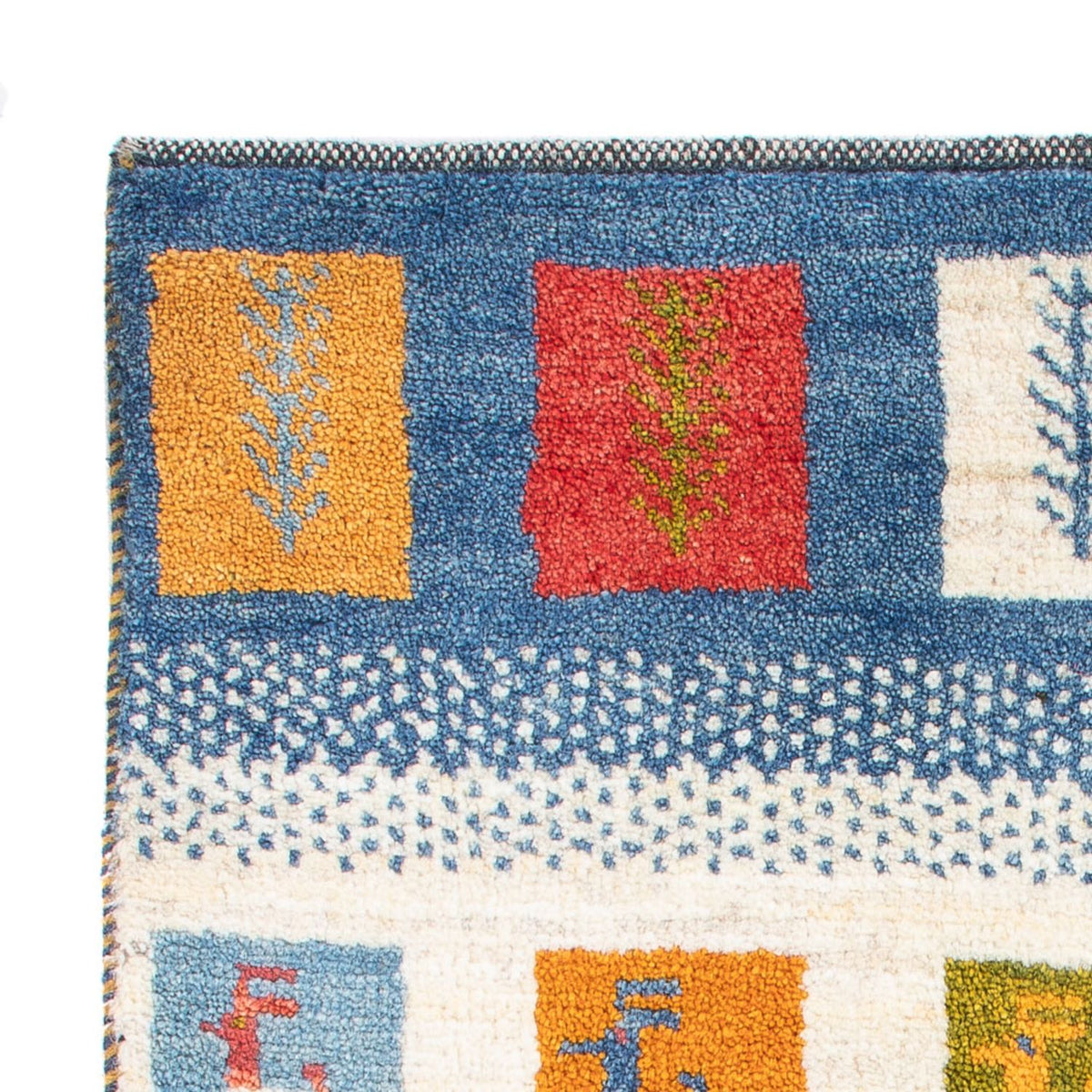 Gabbeh persiano Tappeto 60x90cm - Perserteppich Wollteppich