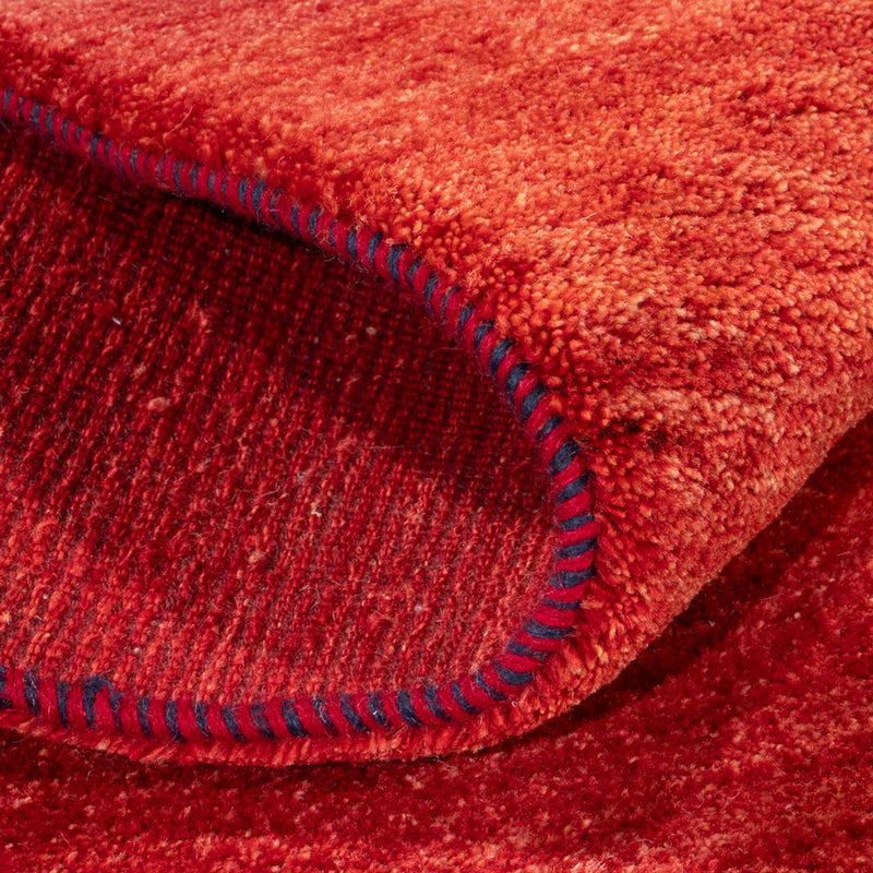 Tappeto corsia Tappeto Gabbeh - Persero - 248 x 82 cm - rosso