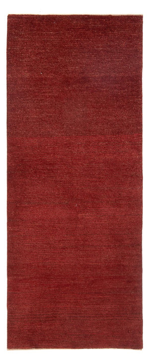 Tappeto corsia Tappeto Gabbeh - Persero - 195 x 82 cm - rosso scuro