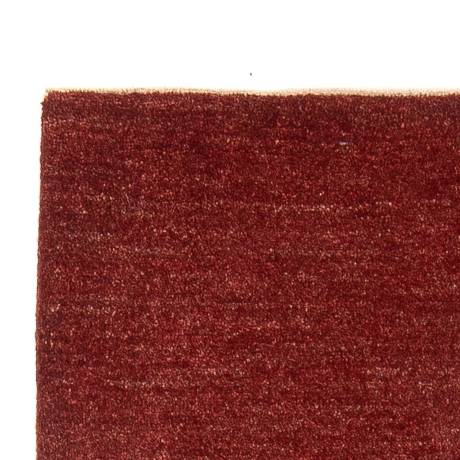 Tappeto corsia Tappeto Gabbeh - Persero - 195 x 82 cm - rosso scuro