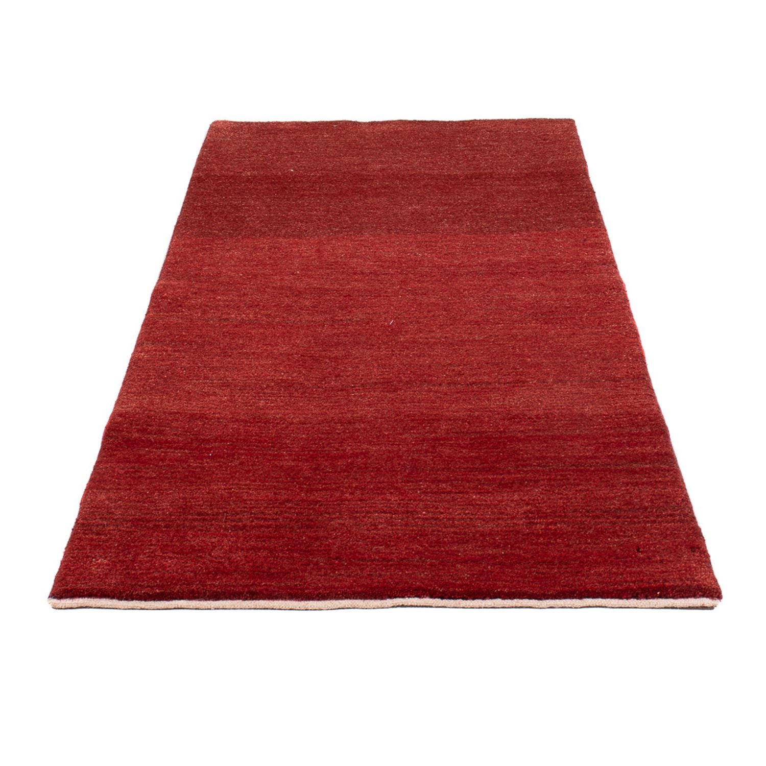 Tappeto corsia Tappeto Gabbeh - Persero - 195 x 82 cm - rosso scuro