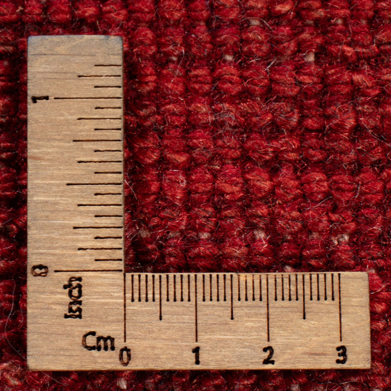 Tappeto corsia Tappeto Gabbeh - Persero - 195 x 82 cm - rosso scuro
