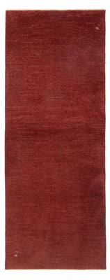 Tappeto corsia Tappeto Gabbeh - Persero - 197 x 82 cm - rosso scuro