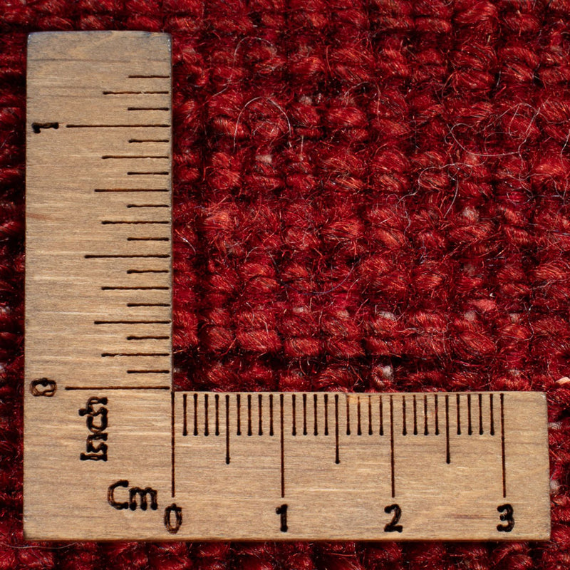 Tappeto corsia Tappeto Gabbeh - Persero - 197 x 82 cm - rosso scuro