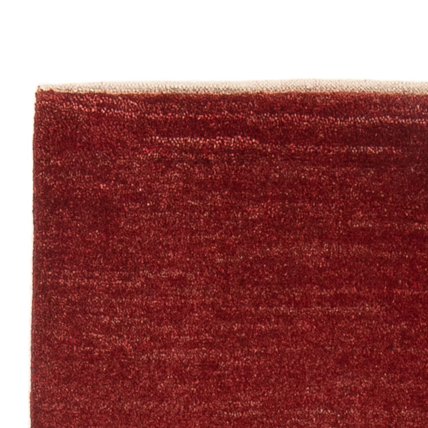 Tappeto corsia Tappeto Gabbeh - Persero - 196 x 84 cm - rosso scuro