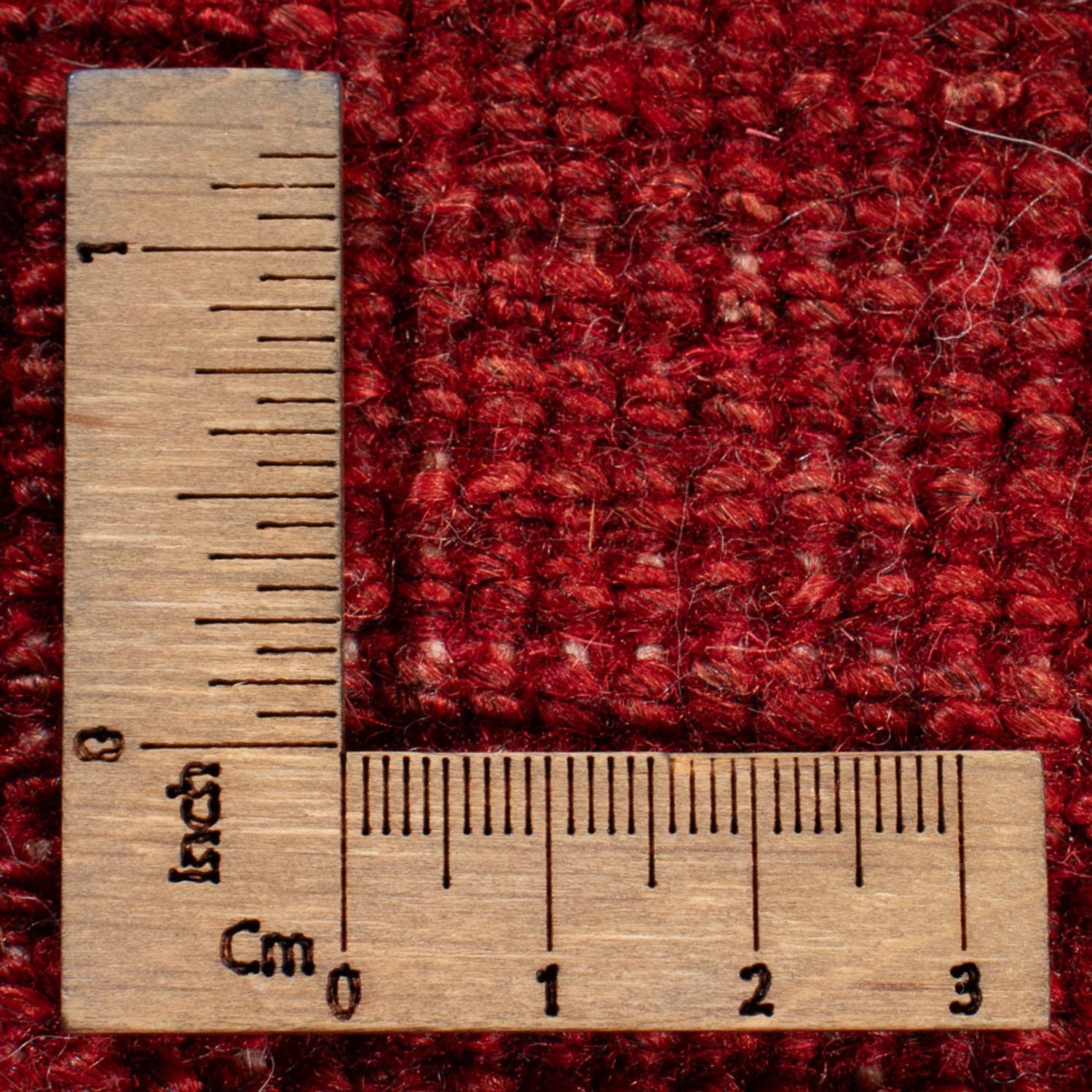 Tappeto corsia Tappeto Gabbeh - Persero - 196 x 84 cm - rosso scuro