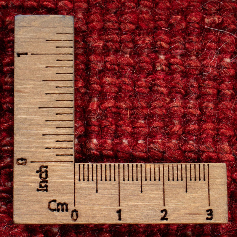 Tappeto corsia Tappeto Gabbeh - Persero - 196 x 84 cm - rosso scuro