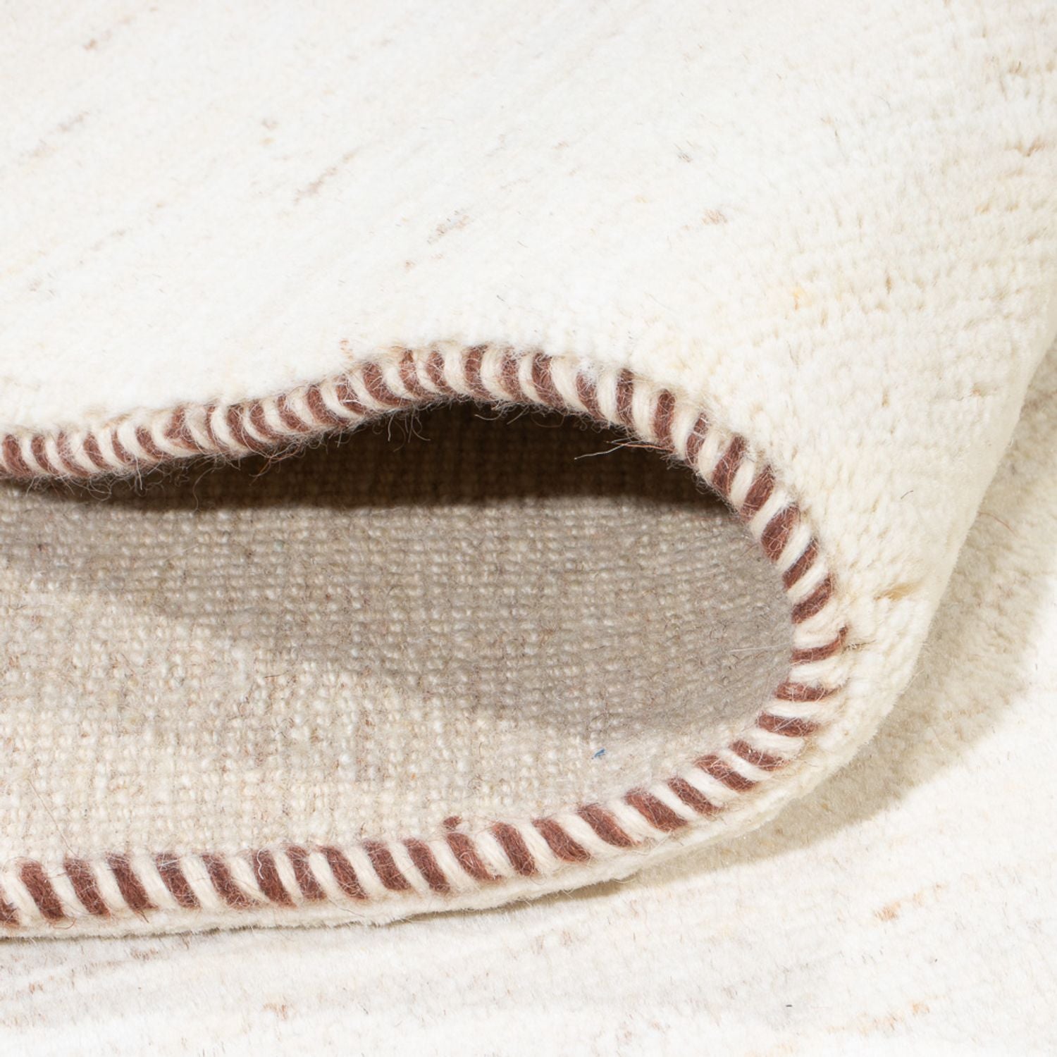 Tappeto Gabbeh - Persero - 193 x 150 cm - bianco