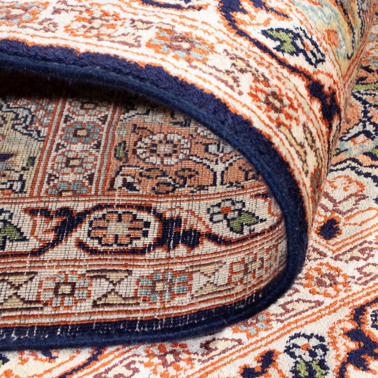 Tappeto di seta - Seta del Kashmir - 178 x 123 cm - beige
