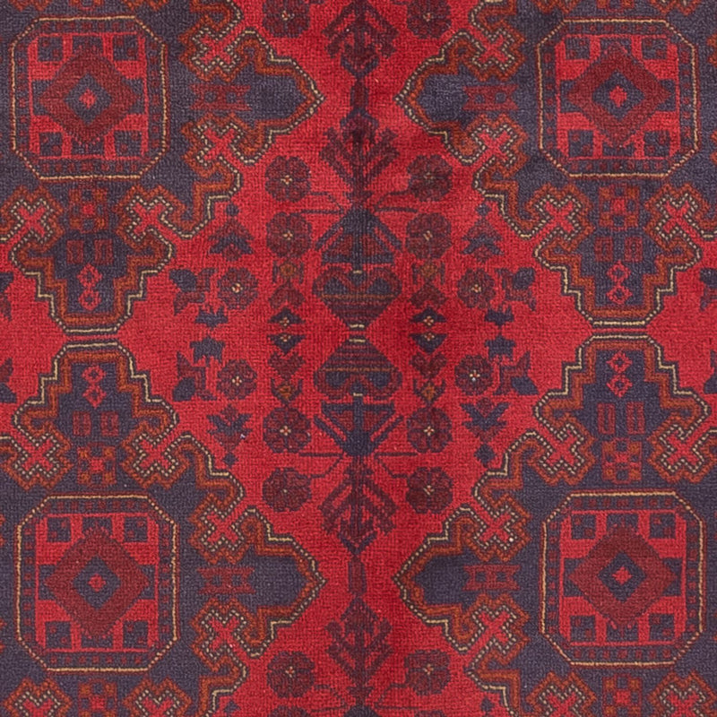 Tappeto afgano - Kunduz - 200 x 152 cm - rosso scuro
