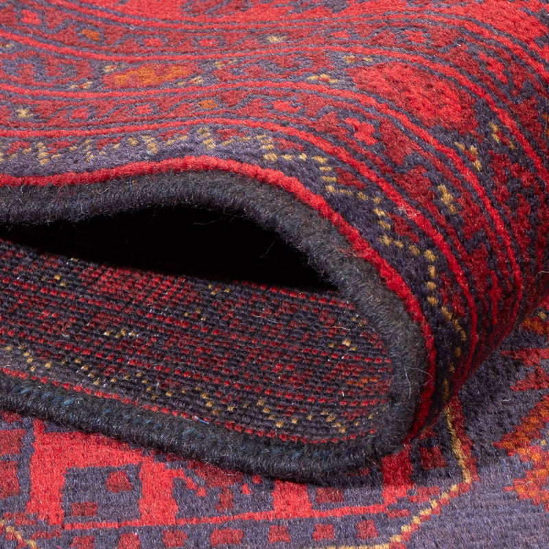 Tappeto afgano - Kunduz - 200 x 152 cm - rosso scuro