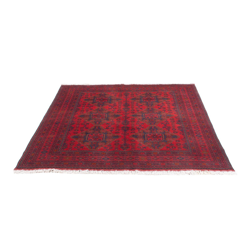 Tappeto afgano - Kunduz - 200 x 152 cm - rosso scuro