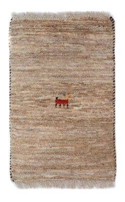 Tappeto Gabbeh - Persero - 60 x 40 cm - marrone