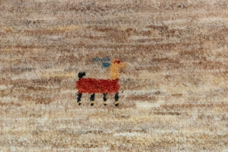 Tappeto Gabbeh - Persero - 60 x 40 cm - marrone