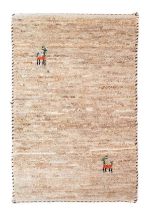 Tappeto Gabbeh - Persero - 60 x 40 cm - marrone