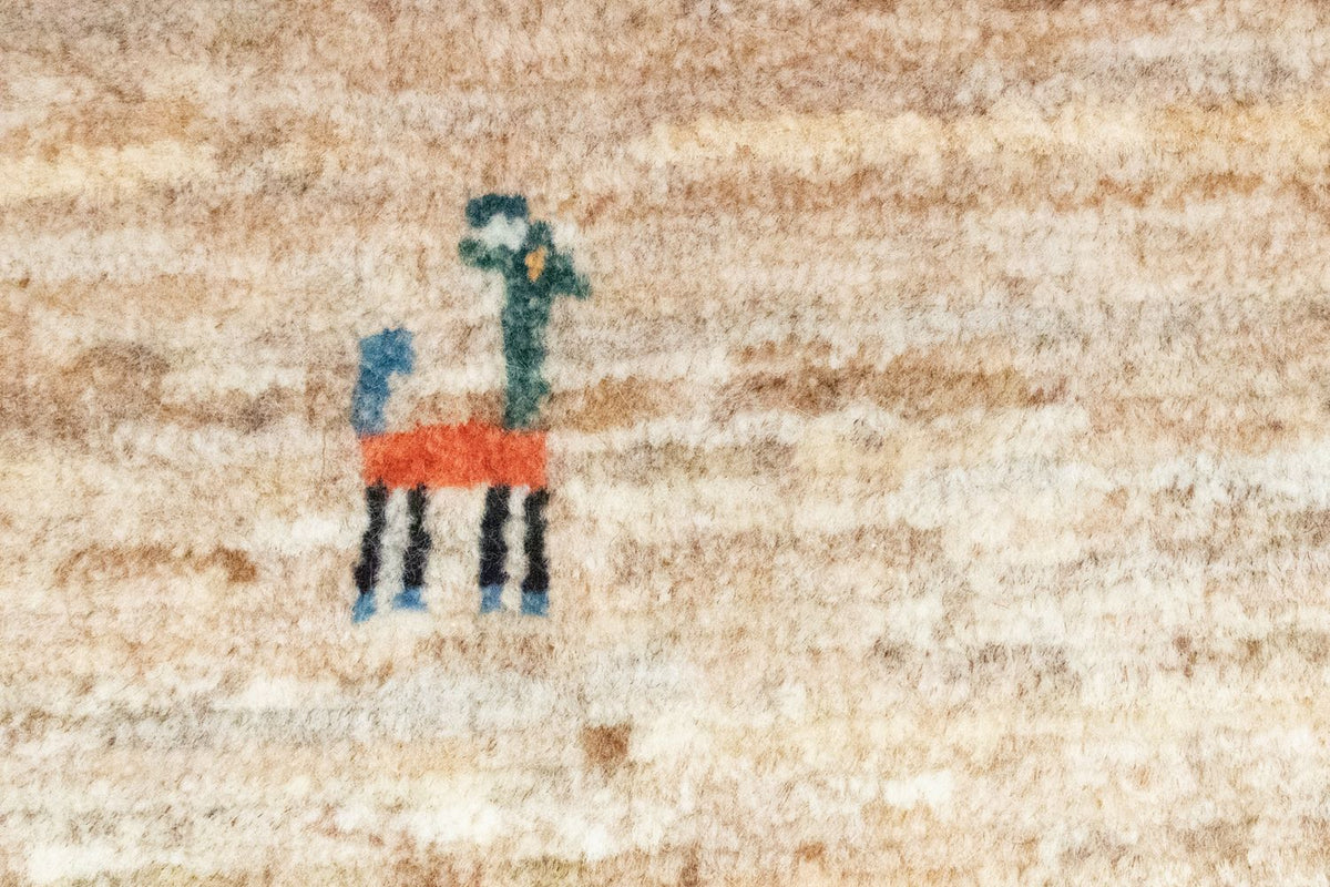 Tappeto Gabbeh - Persero - 60 x 40 cm - marrone