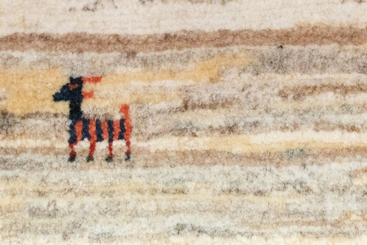 Tappeto Gabbeh - Persero - 60 x 40 cm - beige