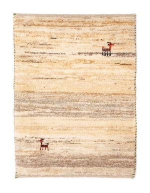 Tappeto Gabbeh - Persero - 60 x 40 cm - beige