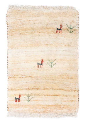 Tappeto Gabbeh - Persero - 60 x 40 cm - marrone