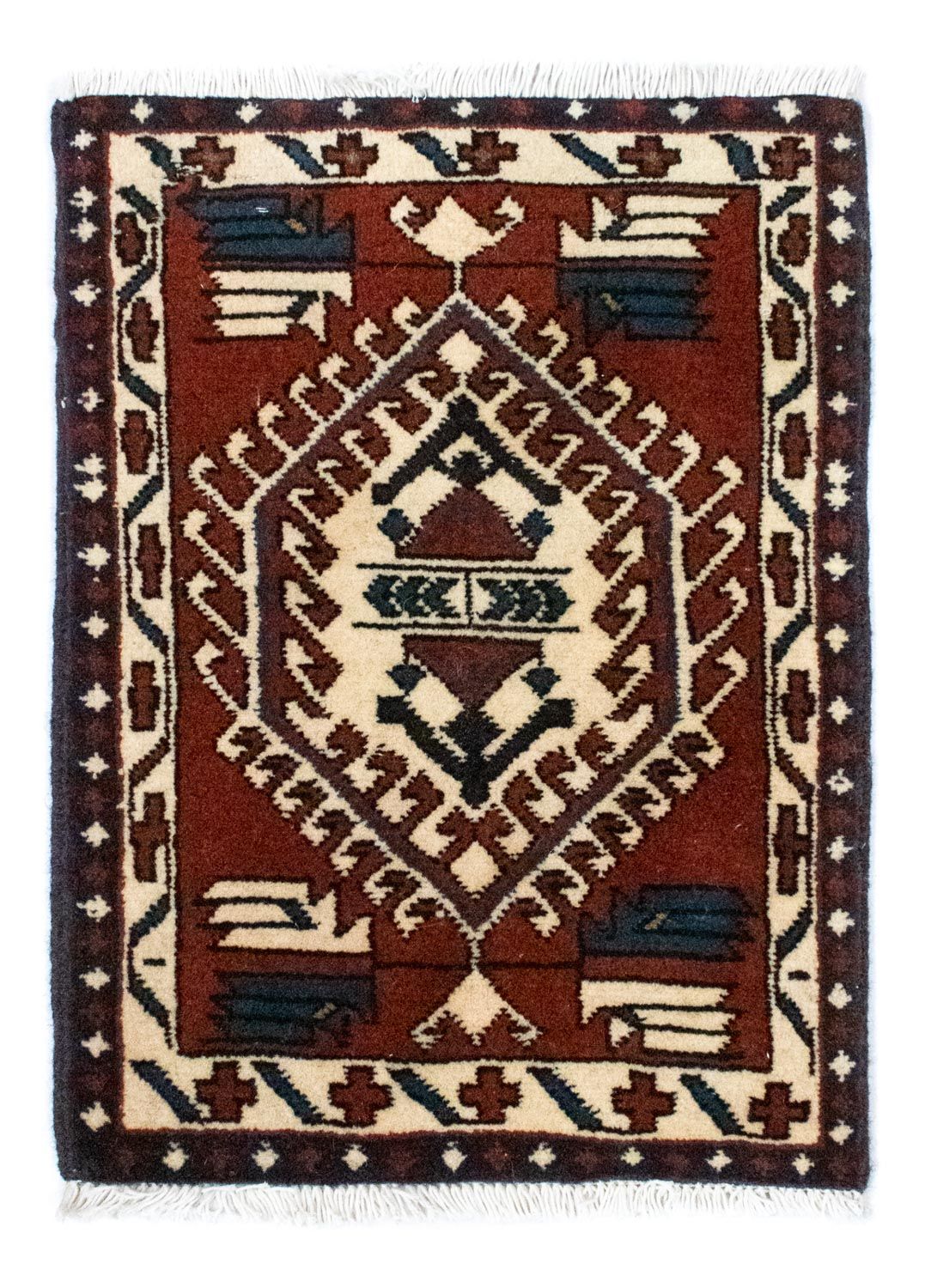 Tappeto Persero - Nomade quadrato  - 54 x 40 cm - marrone