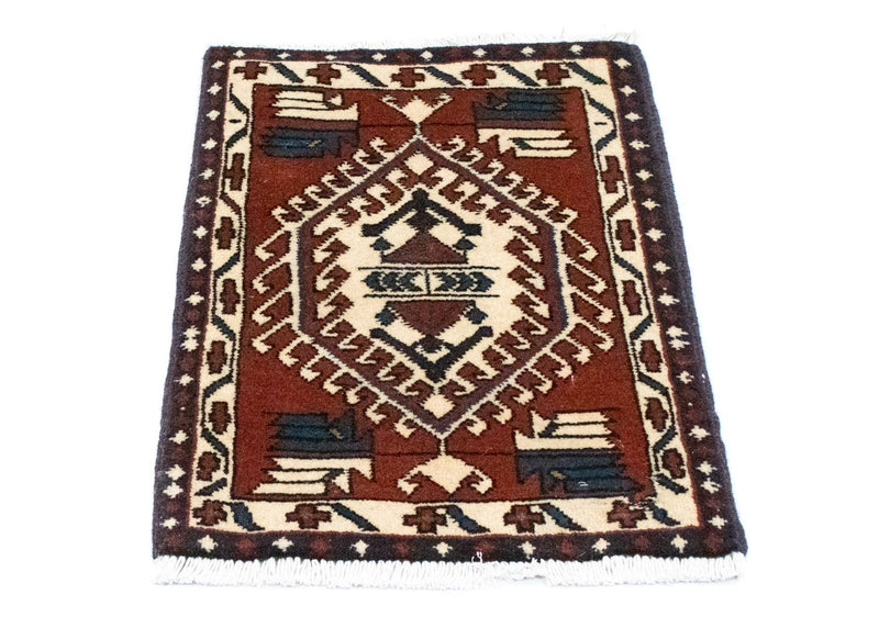 Tappeto Persero - Nomade quadrato  - 54 x 40 cm - marrone