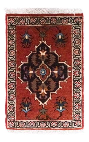 Tappeto Persero - Nomade quadrato  - 54 x 40 cm - rosso