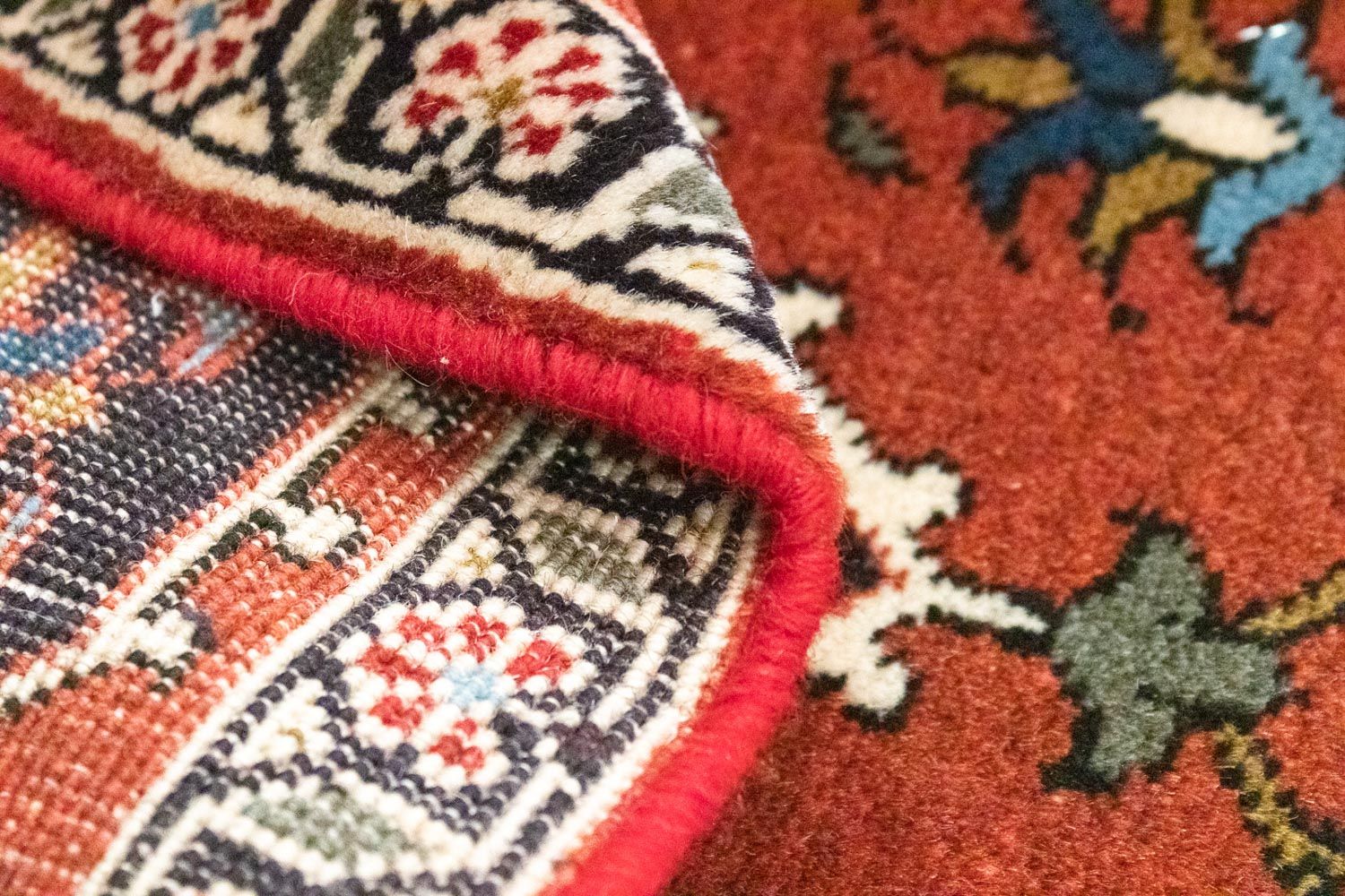 Tappeto Persero - Nomade quadrato  - 54 x 40 cm - rosso