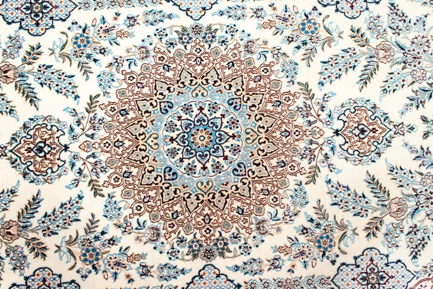 Tappeto Persero - Nain - Premio - 234 x 145 cm - bianco naturale