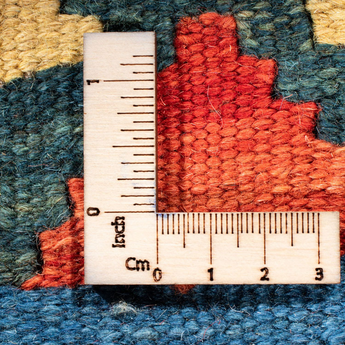 Tappeto corsia Tappeto Kelim - Orientale - 204 x 62 cm - blu