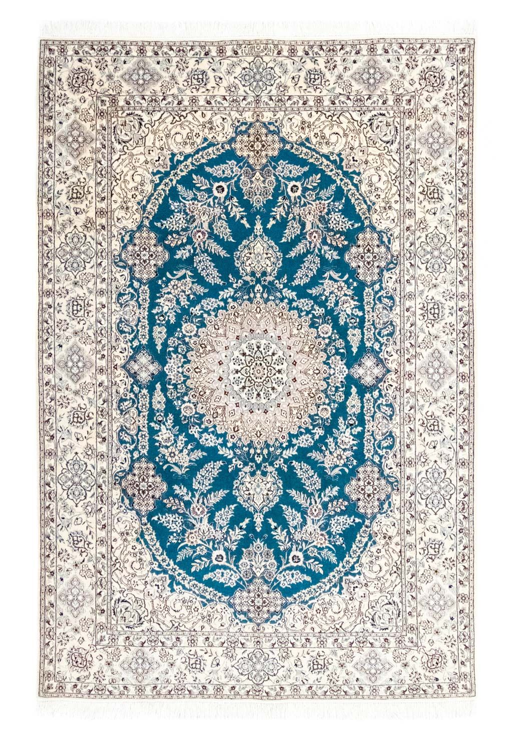 Tappeto Persero - Nain - Premio - 230 x 153 cm - turchese
