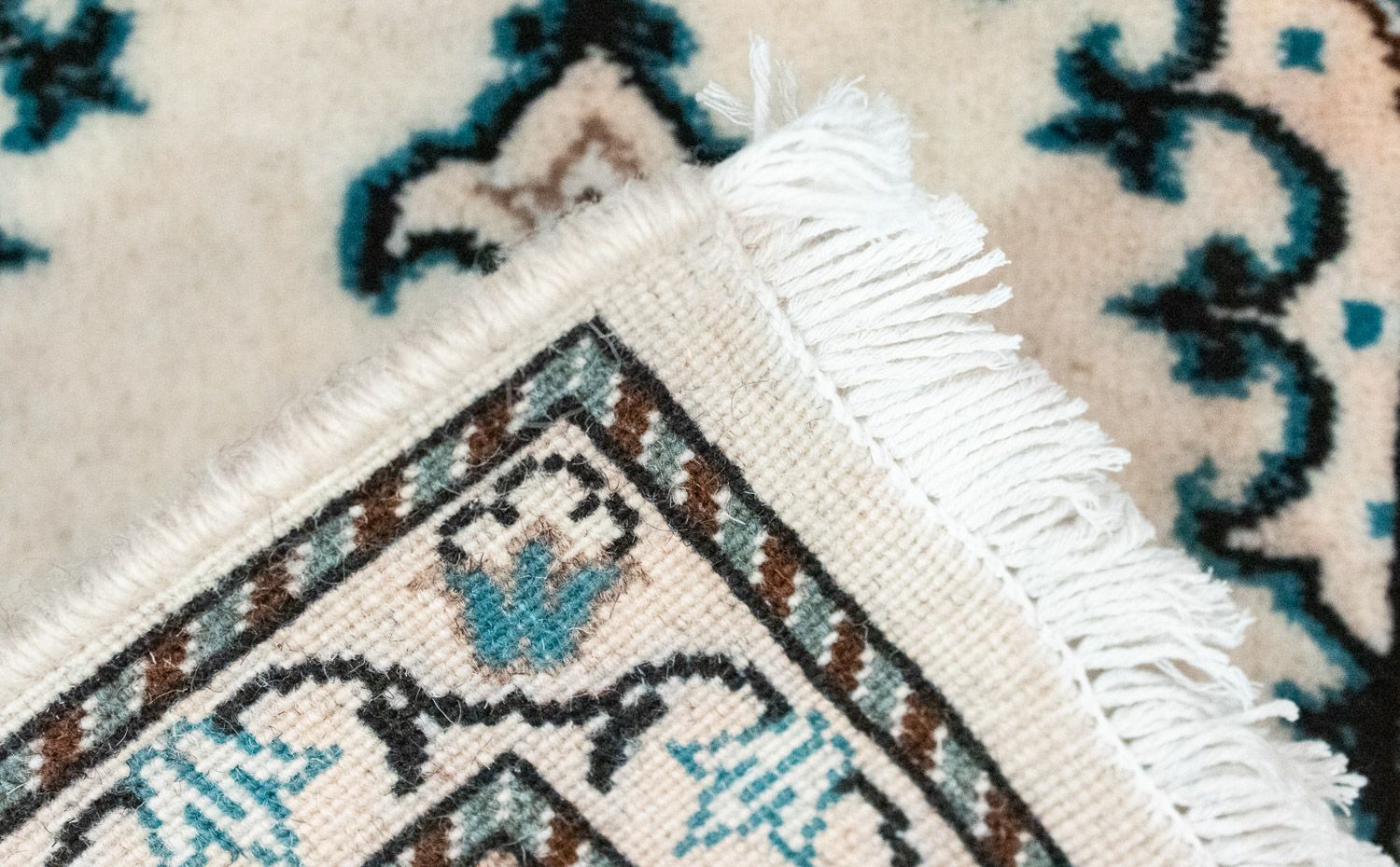 Tappeto Persero - Nain - 60 x 40 cm - bianco naturale