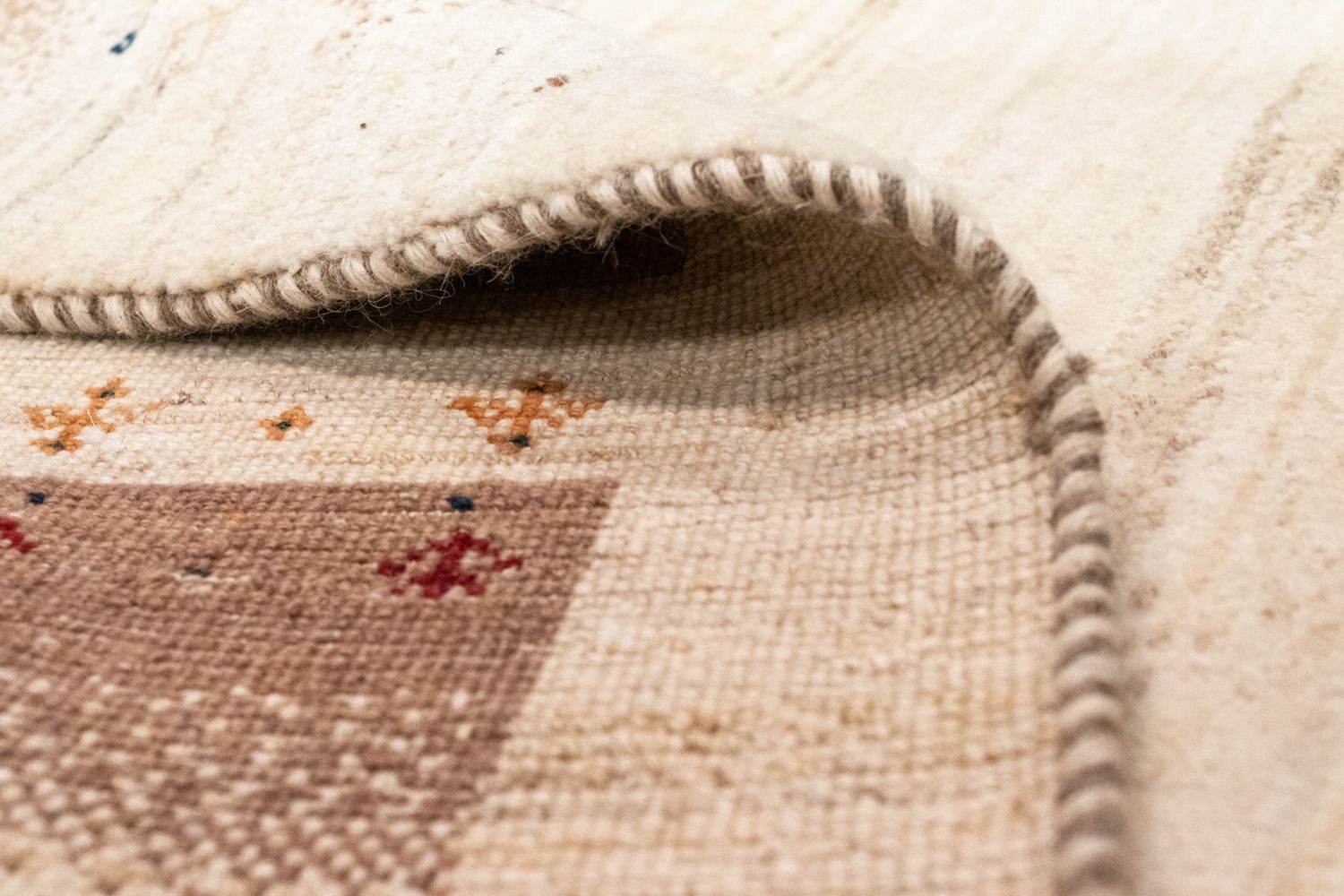 Tappeto Gabbeh - Loribaft Persero - 258 x 154 cm - beige