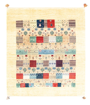 Tappeto Gabbeh - Loribaft Persero - 230 x 200 cm - colorato