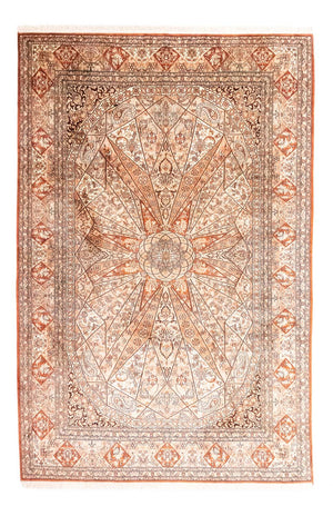 Tappeto di seta - Seta del Kashmir - 279 x 185 cm - marrone