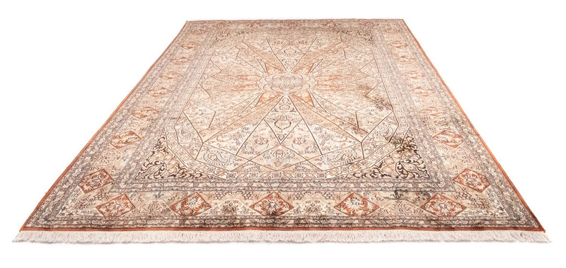 Tappeto di seta - Seta del Kashmir - 279 x 185 cm - marrone