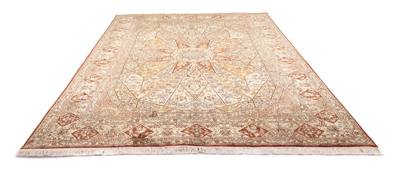Tappeto di seta - Seta del Kashmir - 270 x 185 cm - marrone