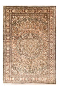 Tappeto di seta - Seta del Kashmir - 280 x 185 cm - marrone