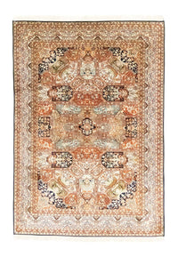 Tappeto di seta - Seta del Kashmir - 229 x 152 cm - beige