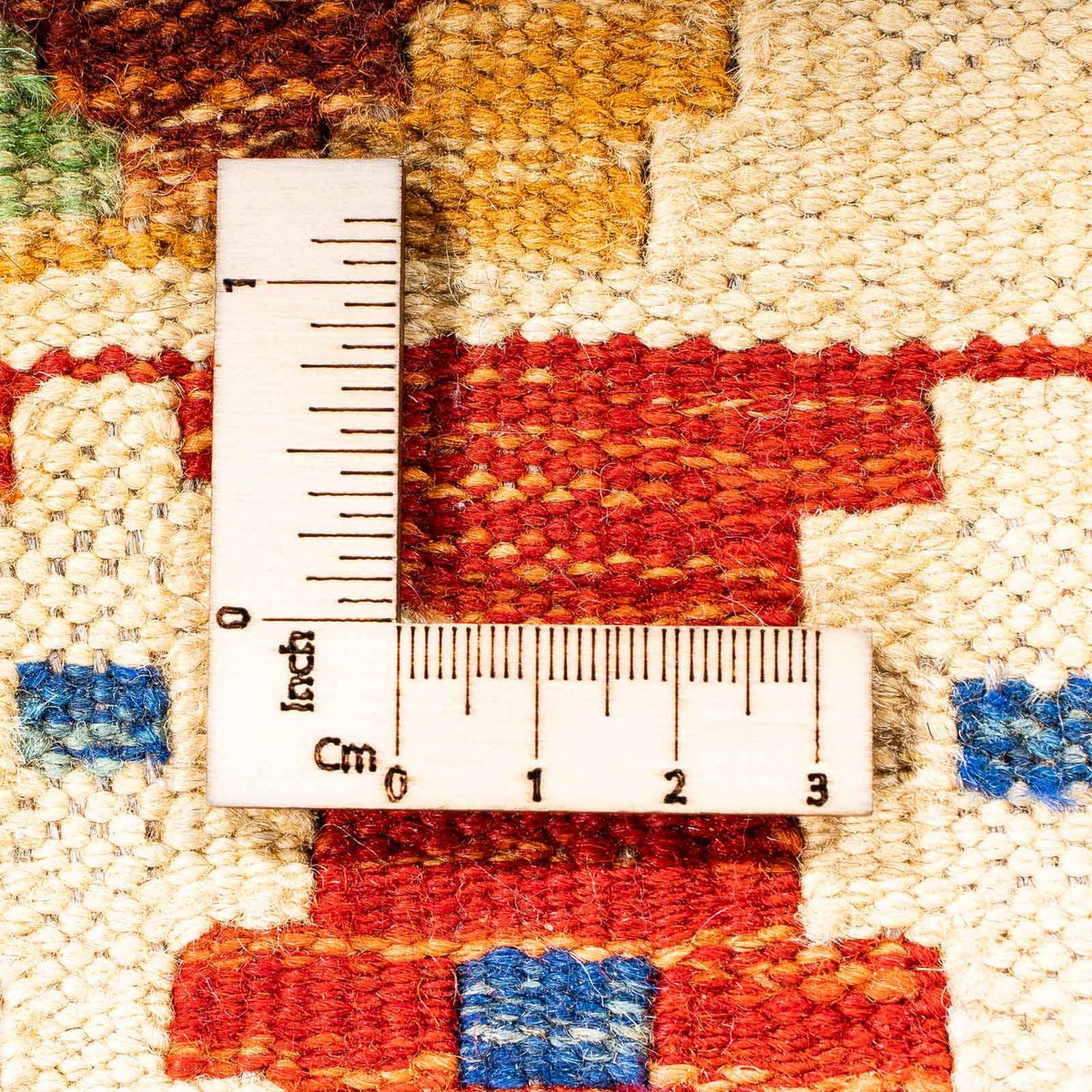 Tappeto corsia Tappeto Kelim - Splash - 305 x 81 cm - beige