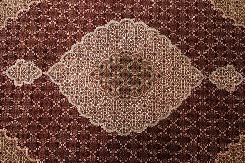 Tappeto Persero - Tabriz - 306 x 249 cm - rosso