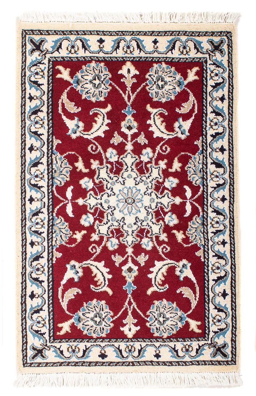 Tappeto Persero - Nain - 89 x 56 cm - rosso scuro