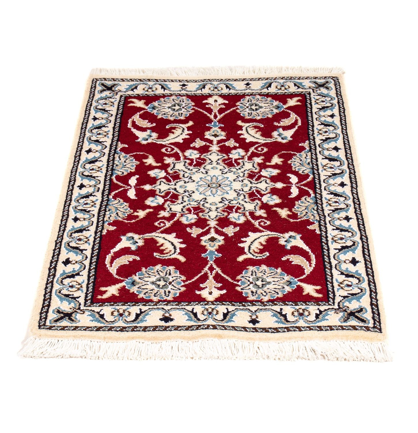 Tappeto Persero - Nain - 89 x 56 cm - rosso scuro
