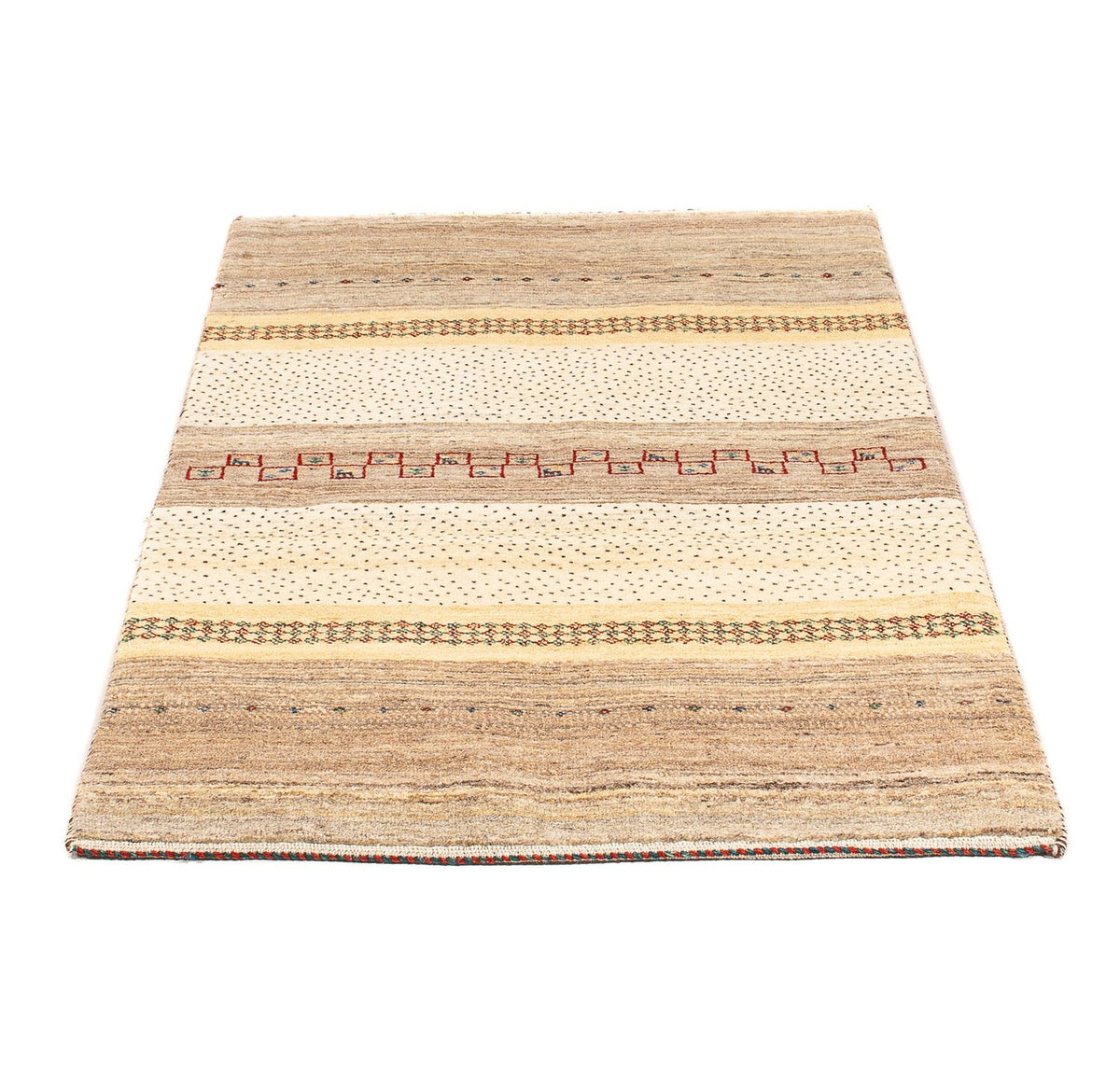 Tappeto Gabbeh - Loribaft Persero - 138 x 79 cm - beige