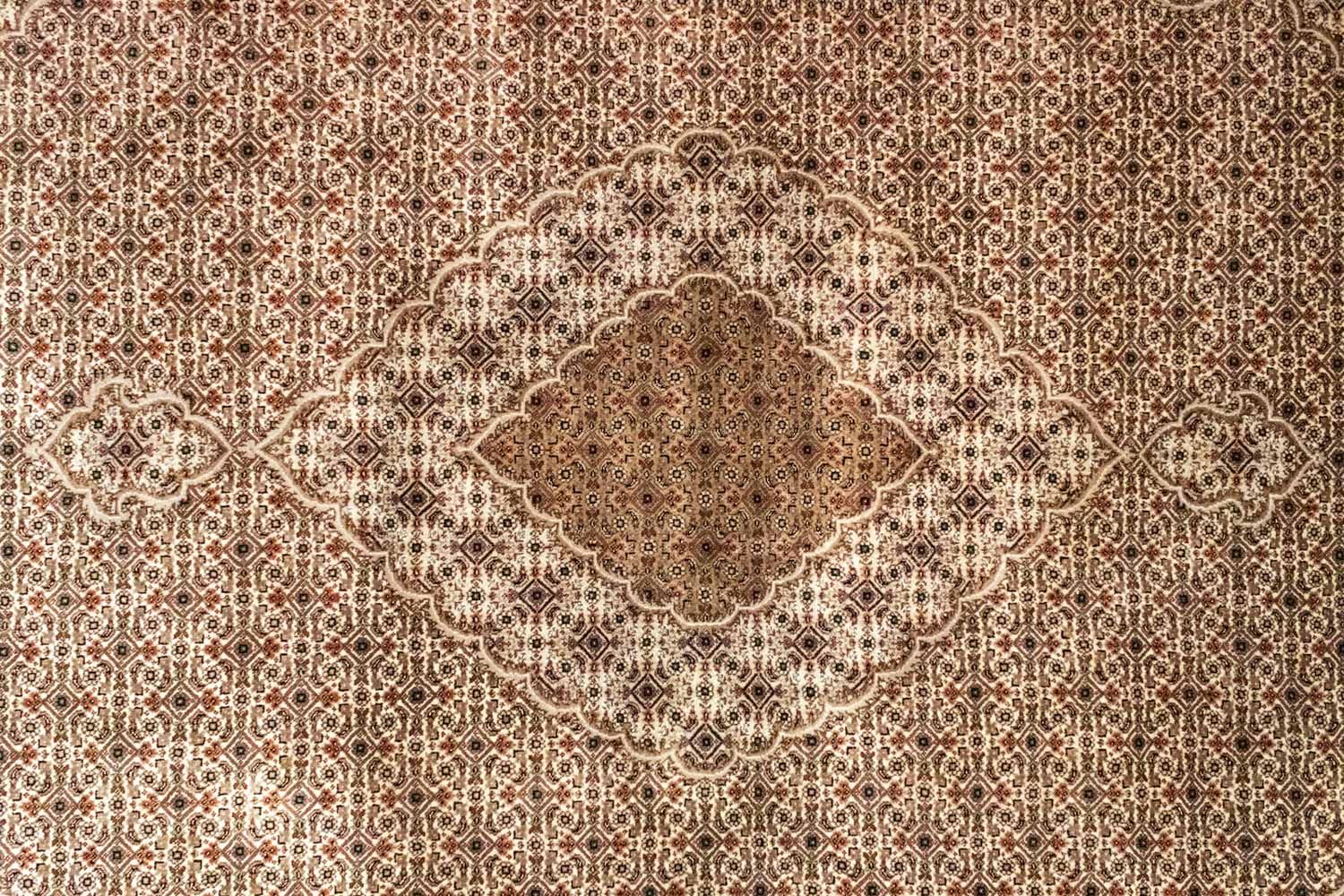 Tappeto Persero - Tabriz - 296 x 205 cm - marrone