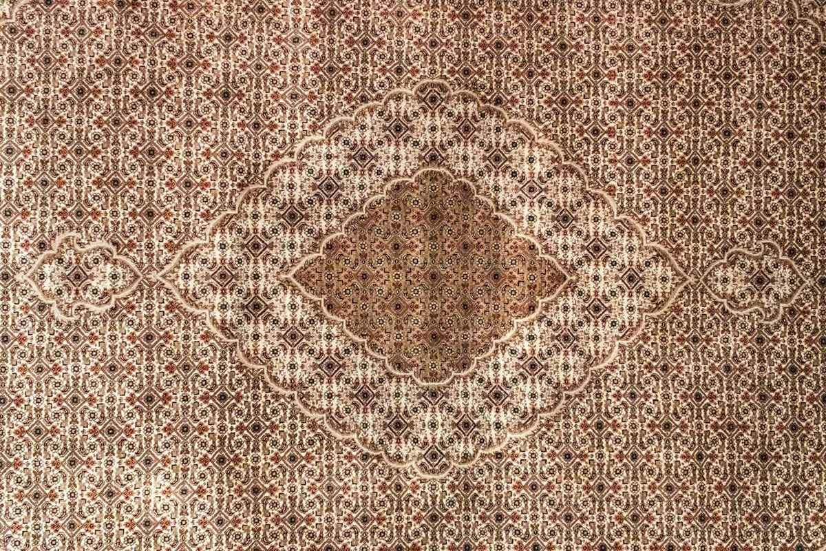 Tappeto Persero - Tabriz - 296 x 205 cm - marrone