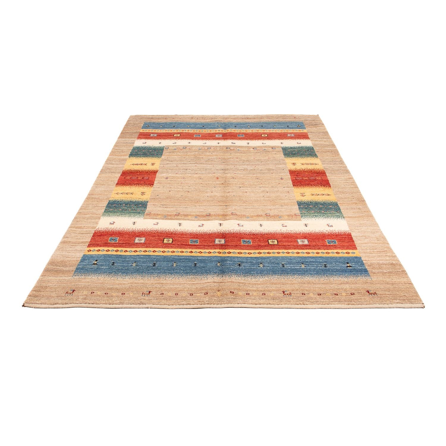 Tappeto Gabbeh - Loribaft Persero - 245 x 157 cm - beige