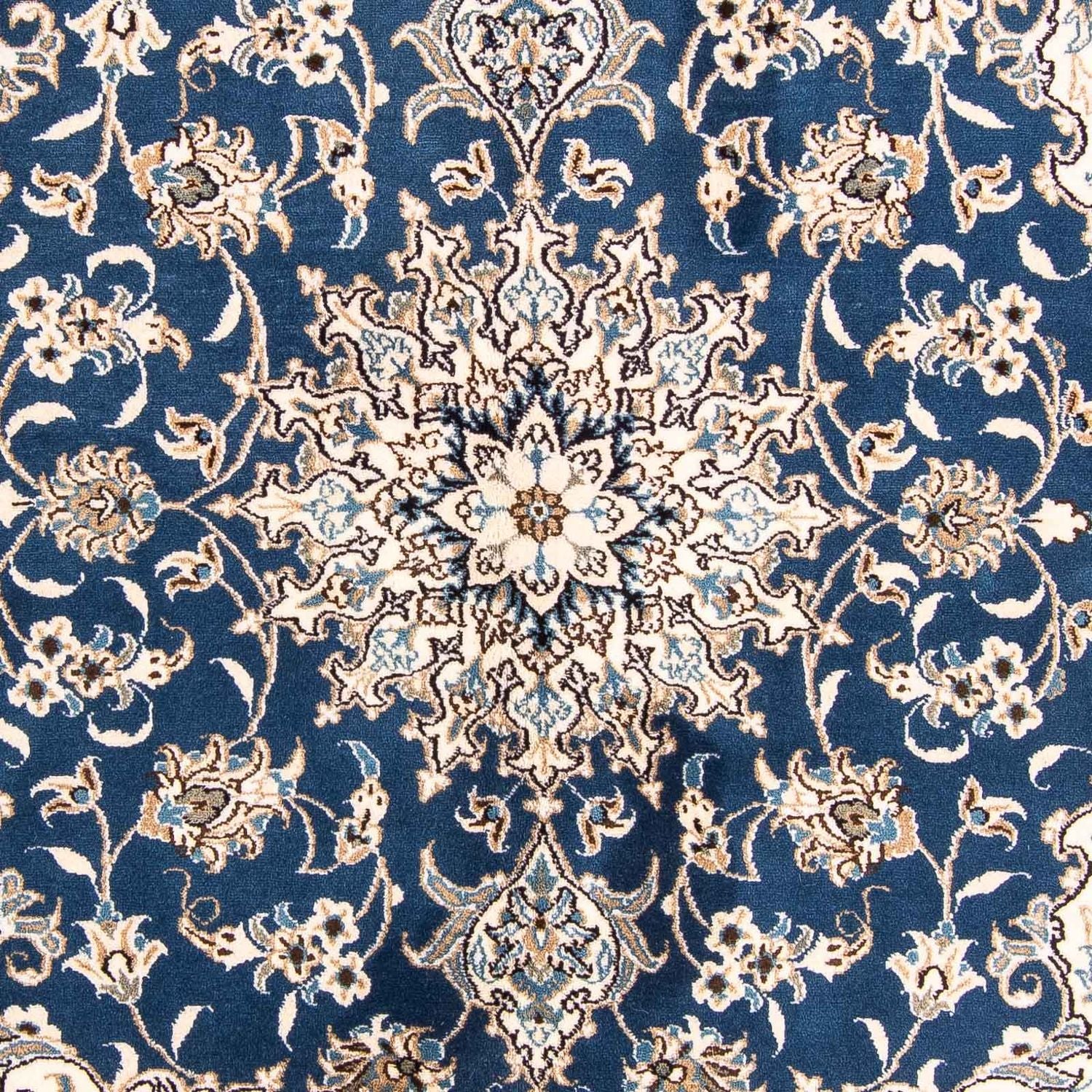 Tappeto Persero - Nain - 198 x 149 cm - blu scuro