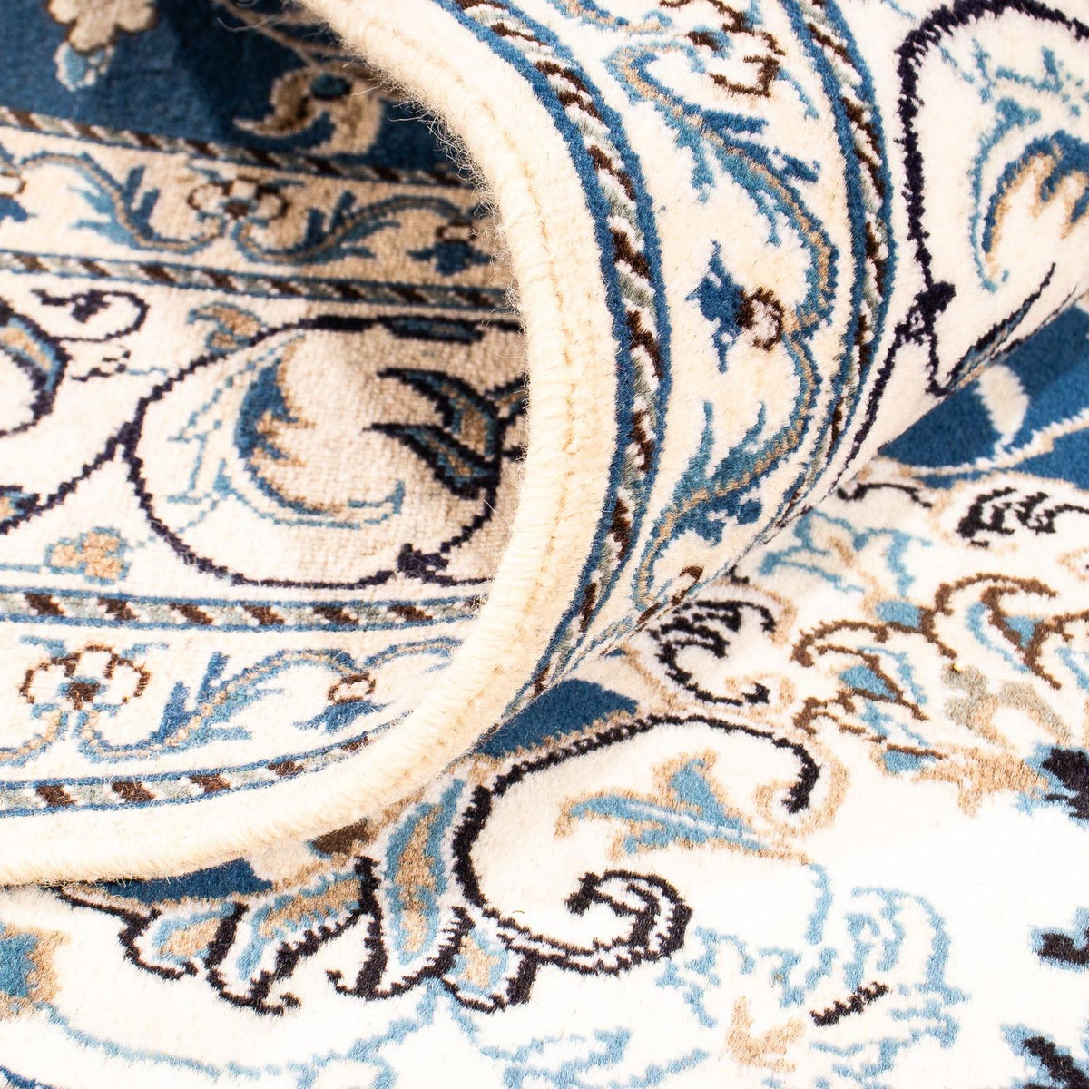 Tappeto Persero - Nain - 198 x 149 cm - blu scuro