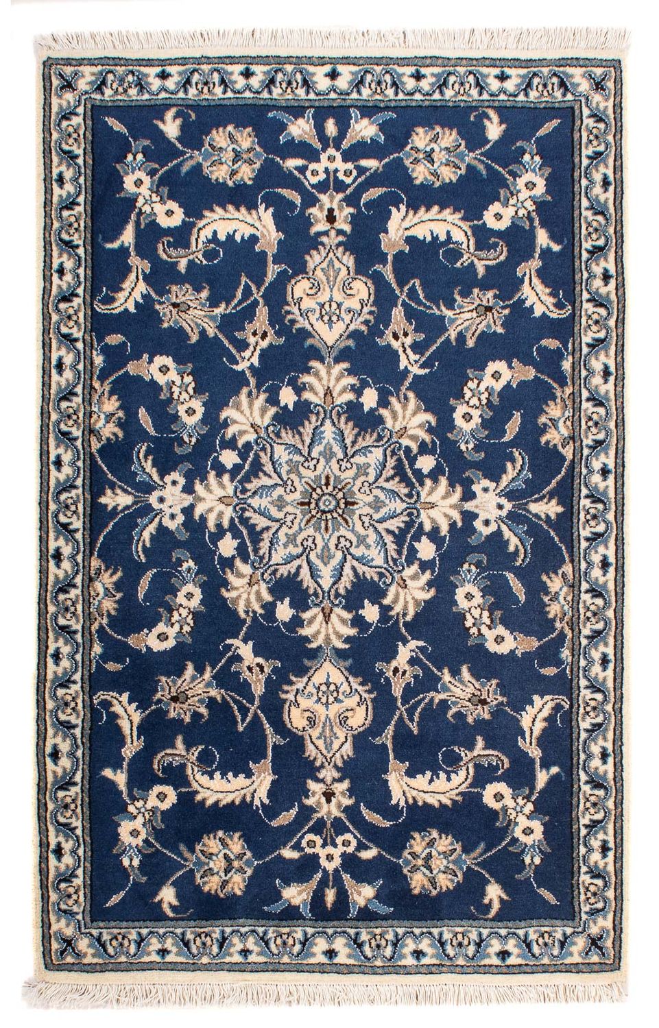 Tappeto Persero - Nain - 140 x 87 cm - blu scuro